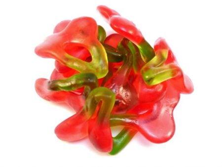 Happy Cherries sweets are a popular jelly sweet made by our friends at Haribo. This image shows a delicious and juicy pile of cherries