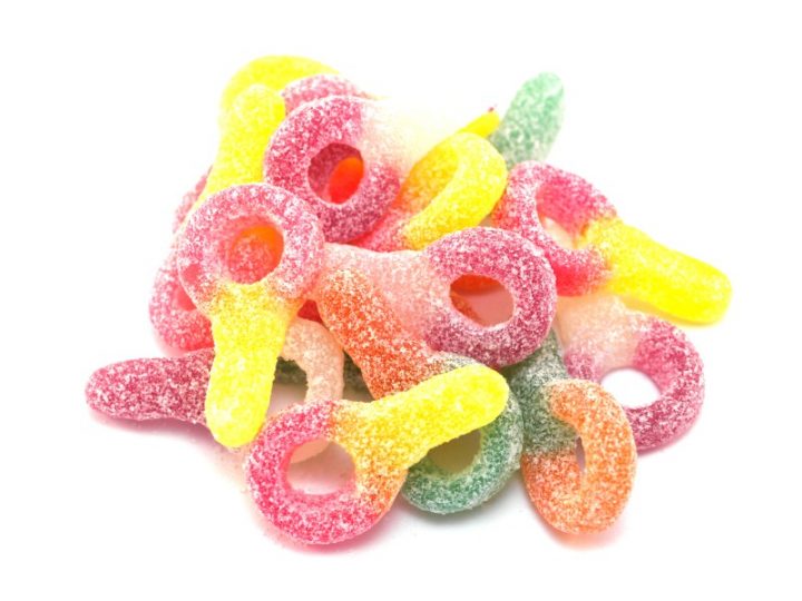 Delicious and colourful fizzy dummies sweets. A bright and cheery fizzy sweet with a distinctive dummy shape. Perfect as park of a sweet pick and mix