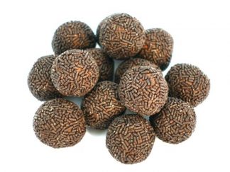 Delicious pile of scrummy chocolate rum balls - definitely not just for Christmas!