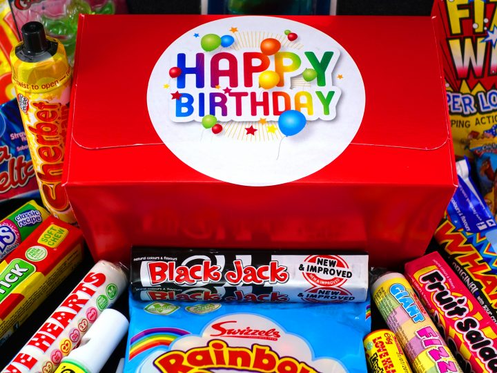 Happy Birthday Retro Sweet Box