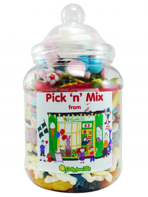 Pick and mix sweet jar