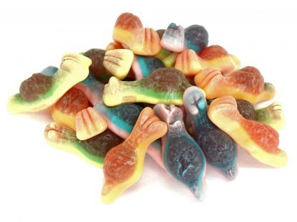 Snail shaped jelly sweets