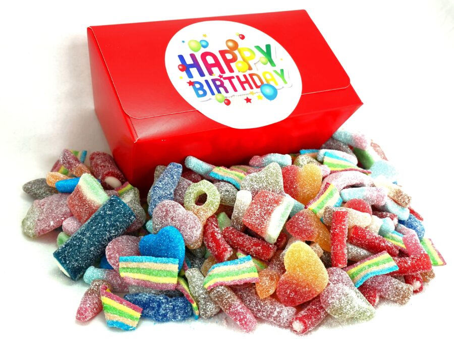 Happy Birthday fizzy sweet gift box