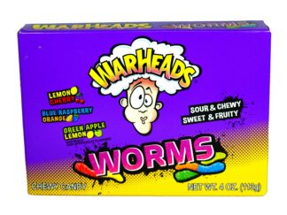 Warheads worms sweets