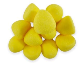Yellow marshmallow paintballs